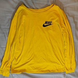 Yellow Nike Long Sleeve